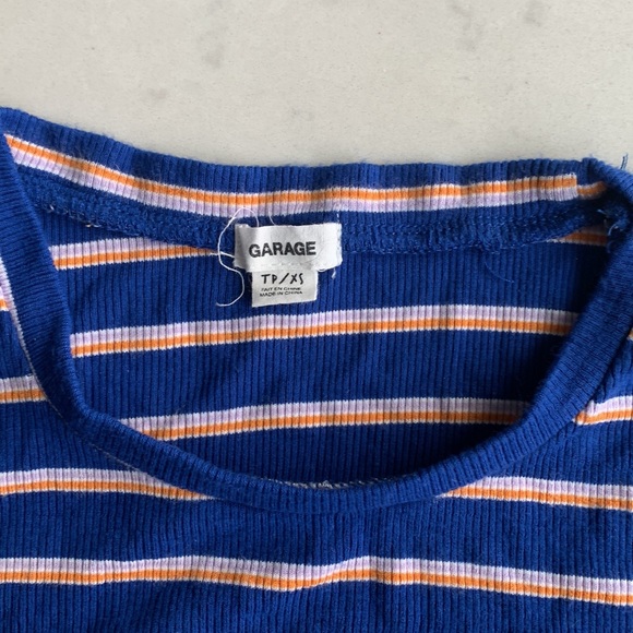 GARAGE Stripped Crop Top - Picture 5 of 5